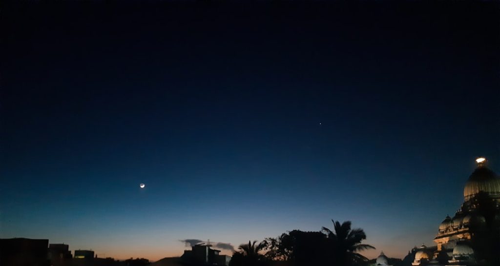 月と金星が接近する2026年の天体現象