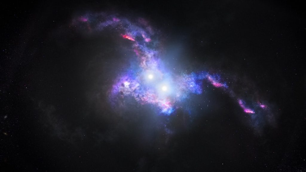 ハッブル、不規則銀河の星の群れを撮影