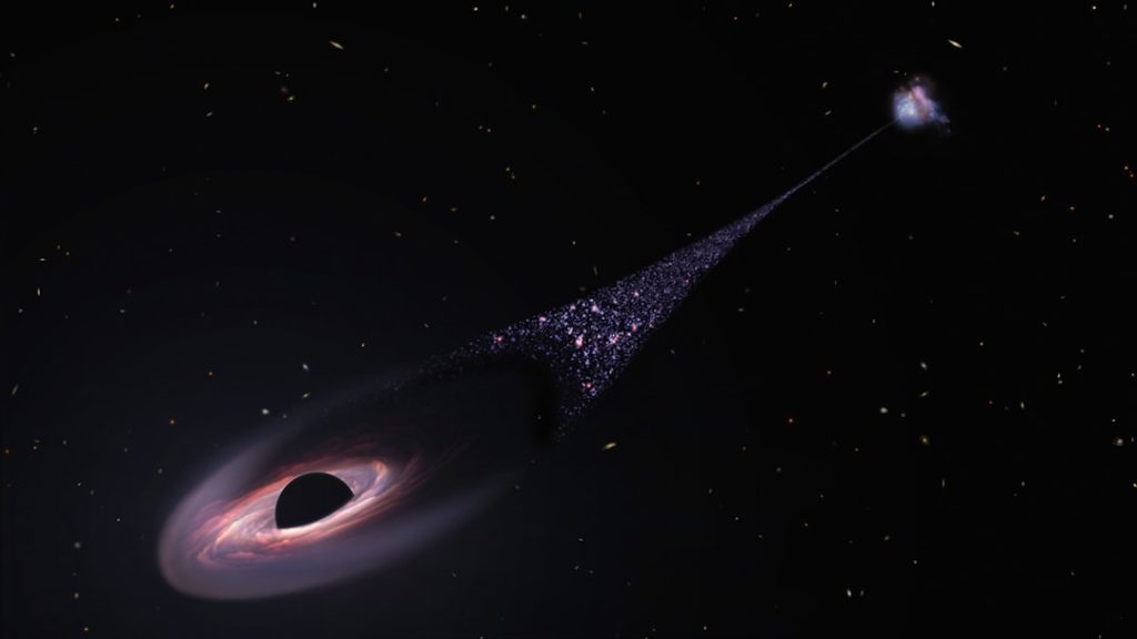 ハッブル、星団の失われたブラックホール初発見